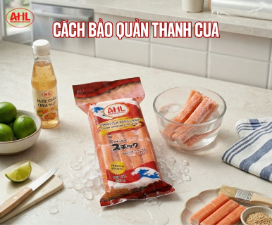 Cách bảo quản thanh cua đúng cách – Giữ trọn độ dai ngon